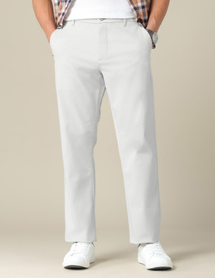U.S. POLO ASSN. Straight Fit Men Grey Trousers