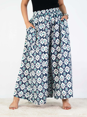 LetsDressUp Relaxed Women Blue Trousers