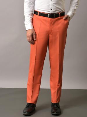 Hangup Regular Fit Men Beige Trousers