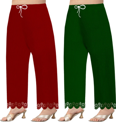 Kunj Creation Regular Fit Women Multicolor Trousers