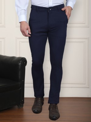 JAINISH Tapered Men Blue Trousers