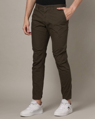 INDIAN TERRAIN Tapered Men Green Trousers