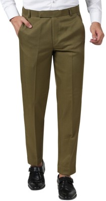 EASYLINE Regular Fit Men Green Trousers