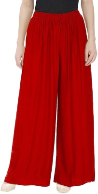 LuvCare Regular Fit Women Red Trousers