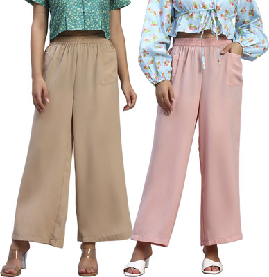 HOE Regular Fit Women Multicolor Trousers