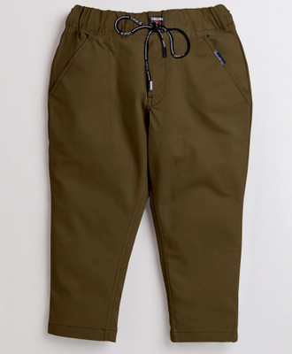 BRUCEWANE Regular Fit Boys & Girls Brown Trousers