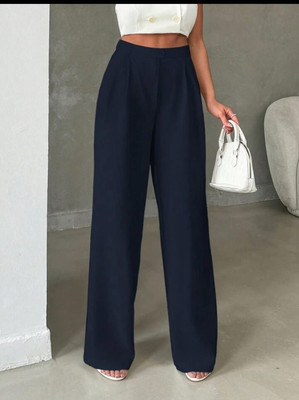 NEXT ONE Straight Fit Women Blue Trousers