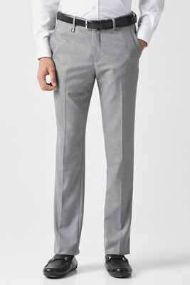 V DOT BY VAN HEUSEN Skinny Fit Men Grey Trousers