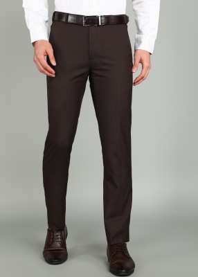 Raymond Slim Fit Men Brown Trousers