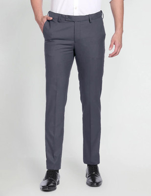 ARDLOR Regular Fit Men Grey Trousers