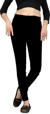 vardhaman Collection Skinny Fit Women Black Trousers