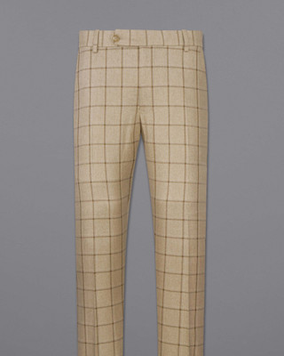 french crown Regular Fit Men Brown Trousers