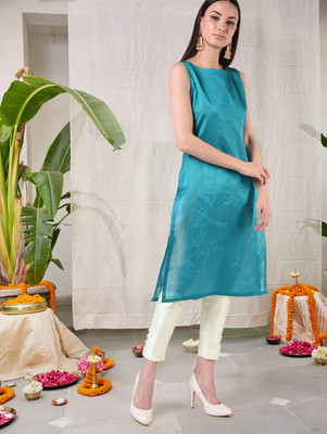 FLOREOS Relaxed Women Cream, White Trousers