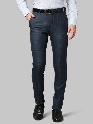 Raymond Slim Fit Men Dark Blue Trousers