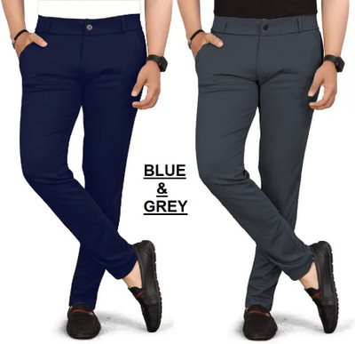 COMBRAIDED Regular Fit Men Multicolor Trousers