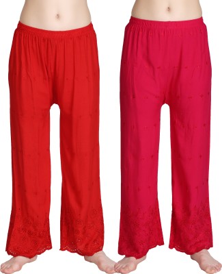 BRIMOON Regular Fit Women Red, Pink Trousers
