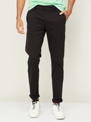 Fame Forever by Lifestyle Regular Fit Men Black Trousers