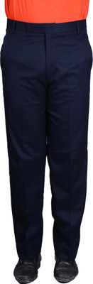 rj collection Slim Fit Men Blue Trousers