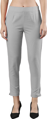 Femmora Comfort Fit Women Grey Trousers