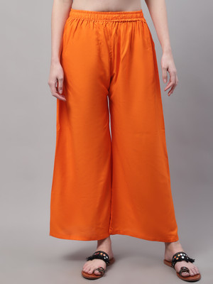 VALLES365 by S.c. Flared Men Orange Trousers