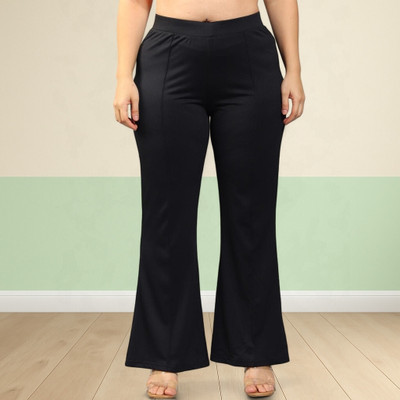 nitafashion Loose Fit Women Black Trousers