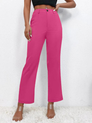 CHALODIA Regular Fit Women Pink Trousers