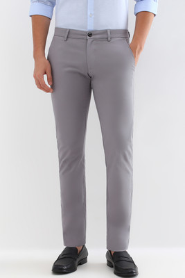 Allen Solly Regular Fit Men Grey Trousers