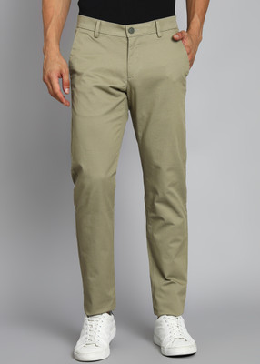 Allen Solly Regular Fit Men Brown Trousers
