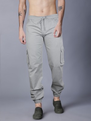 JUST BLACK Regular Fit Men Grey Trousers