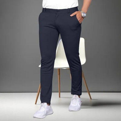 PALCLOUTHES TREND Slim Fit Men Blue Trousers