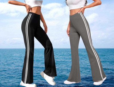 L Fashion Jeans Regular Fit Women Black, Grey Trousers