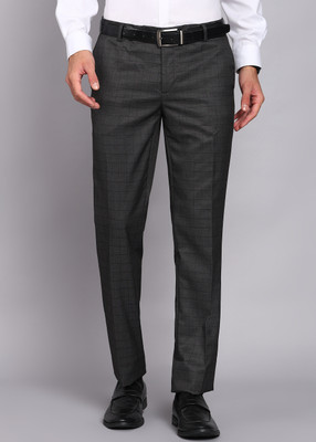 ARROW Tapered Men Grey Trousers
