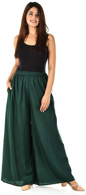 Kvish Regular Fit Women Green Trousers