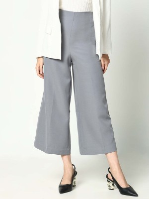 Showoff Regular Fit Women Grey Trousers