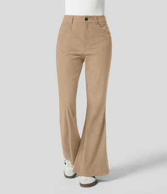 Rajovati Loose Fit Women Cream Trousers