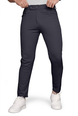 Mishwa Enterprize Regular Fit, Relaxed, Comfort Fit Men Grey Trousers