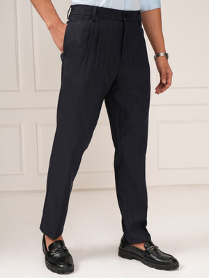 HIGHLANDER Slim Fit Men Blue Trousers