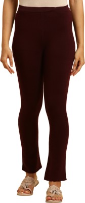 W Loose Fit Women Maroon Trousers