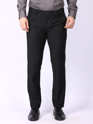Style Culture Regular Fit Men Black Trousers