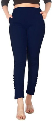 ATTIPATI Ankle Length Ethnic Wear Legging(Red, Solid)