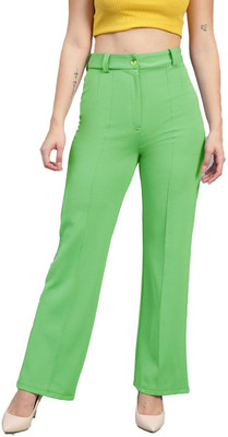 KOTTY Regular Fit Women Green Trousers