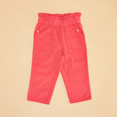 Pantaloons Baby Regular Fit Baby Girls Pink Trousers