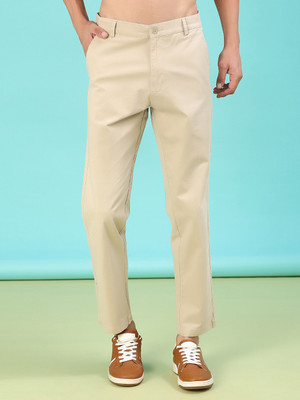 V-MART Relaxed Men Beige Trousers