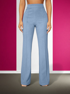 JenilEStore Loose Fit Women Blue Trousers