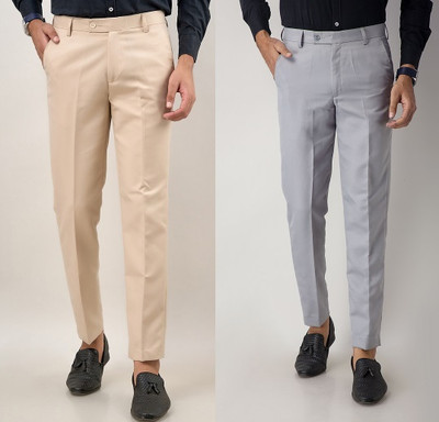 Shree VastraVeda Regular Fit Men Multicolor Trousers