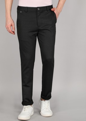 KILLER Slim Fit Men Black Trousers