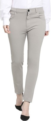 Smarty Pants Regular Fit Women Grey Trousers