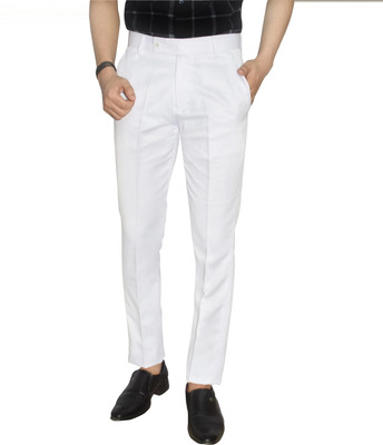 Kundan Regular Fit Men White Trousers