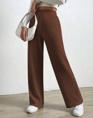 Selvia Relaxed Women Brown Trousers