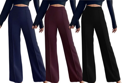 Kintu Parantu Regular Fit Women Blue, Maroon, Black Trousers